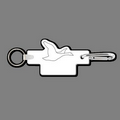 Key Clip W/ Key Ring & Goose (Flying) Key Tag